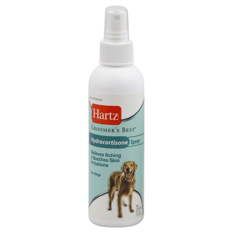 hartz hydrocortisone spray with aloe for dogs and cats