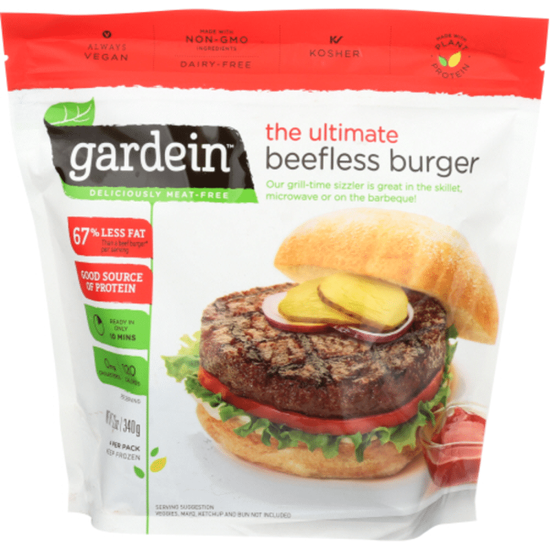 Gardein The Ultimate Beefless Burger (12 oz) Instacart