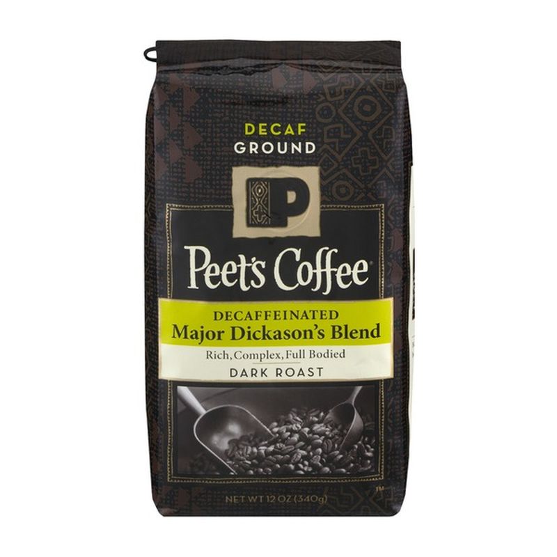 Peet's Coffee Major Dickason's Blend Decaf Dark Roast ...