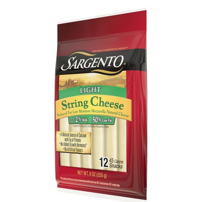 Sargento Reduced Fat Low Moisture Part-Skim Mozzarella Natural Cheese ...