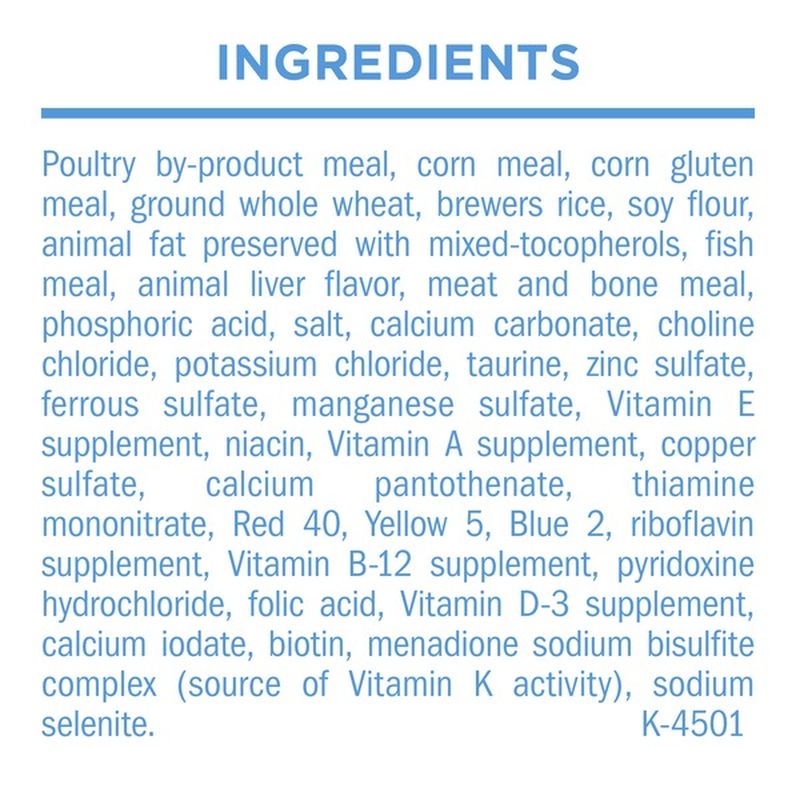 purina cat chow complete ingredients