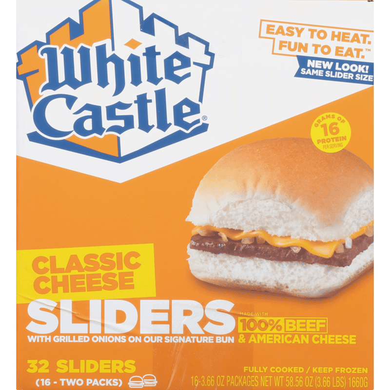 white castle cheese slider calories