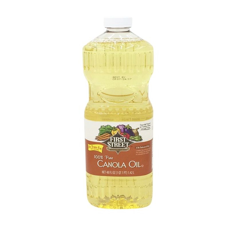 First Street 100 Pure Canola Oil (48 fl oz) Instacart