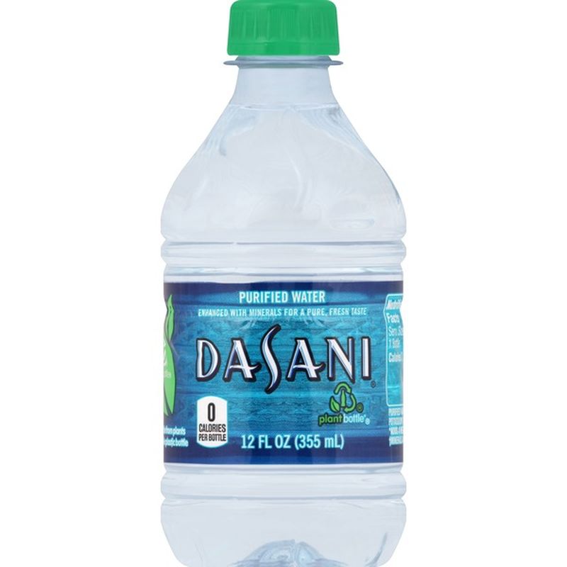 Dasani Purified Water Bottles Enhanced With Minerals 12 Fl Oz Instacart