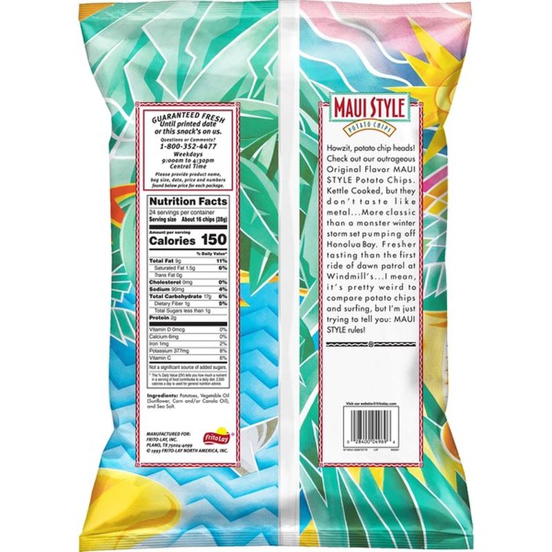 Maui Style Regular Potato Chips (24 oz) from Costco Instacart