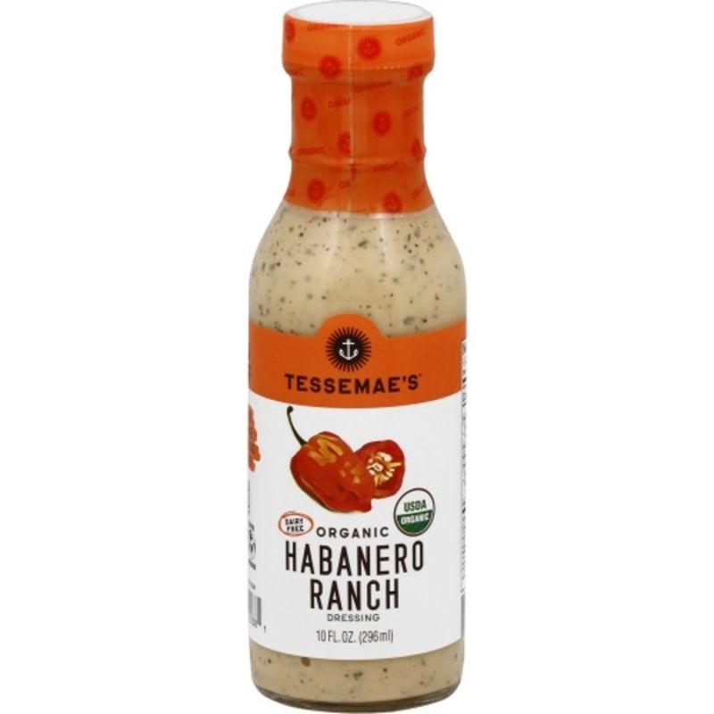 Tessemae's All Natural Dressing, Organic, Habanero Ranch