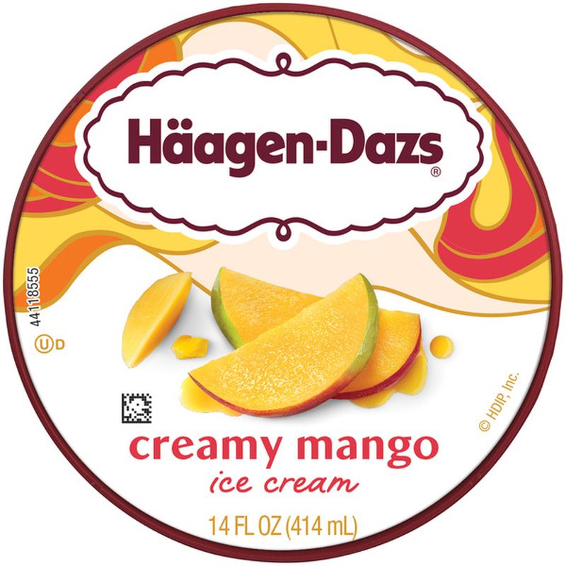 HaagenDazs Creamy Mango Ice Cream (14 fl oz) Instacart