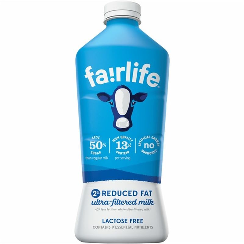 Fairlife Milk Lactose Free Reduced Fat 2% Milk (52 fl oz) from QFC ...