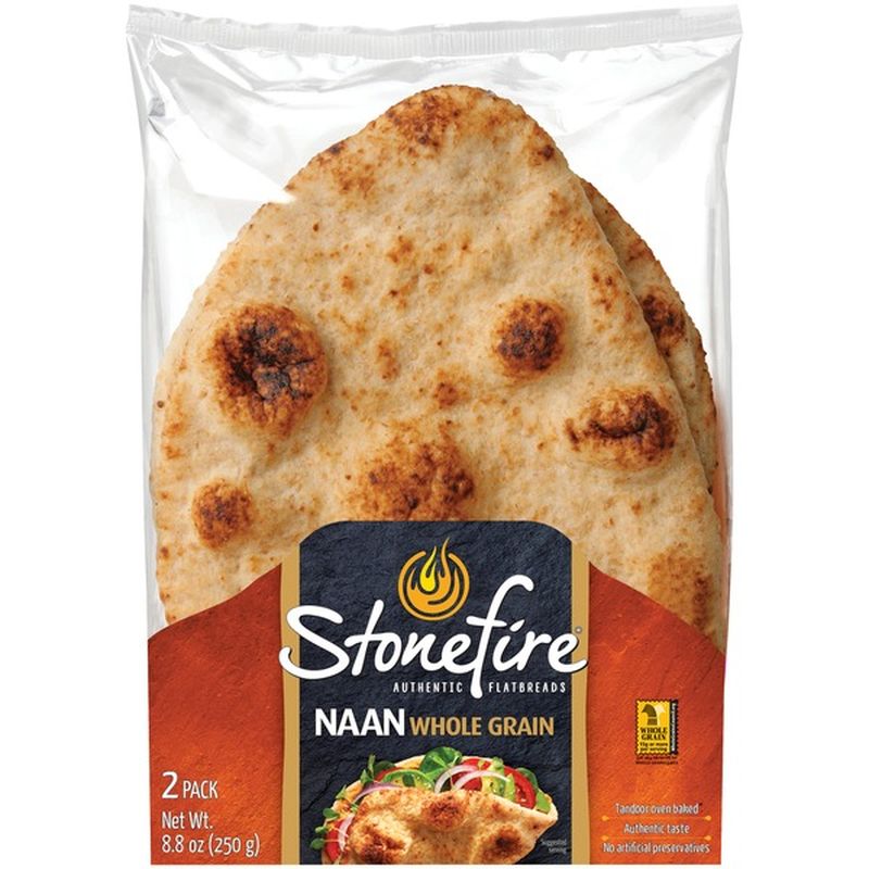 Stonefire Whole Grain Naan Bread (250 g) from Mollie Stone's Markets