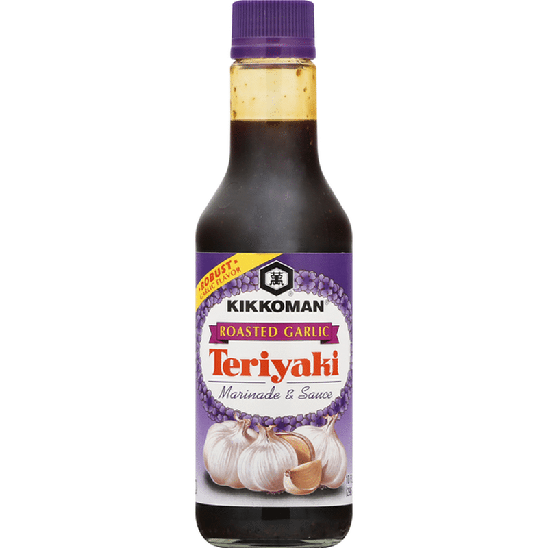 Kikkoman Roasted Garlic Teriyaki Marinade & Sauce (10 fl oz) Instacart