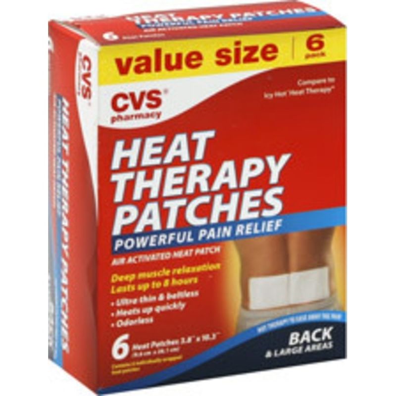 CVS Health Back & Large Areas UltraThin Heat Therapy Patches Powerful