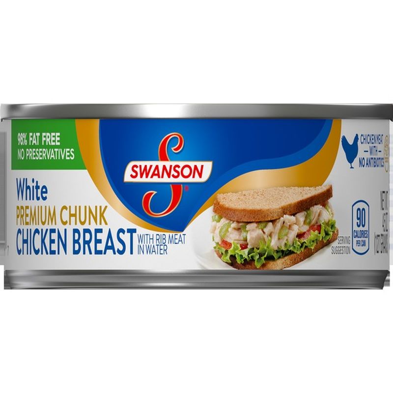 Swanson® Premium White Chunk Chicken Breast in Water (4.5 oz) from