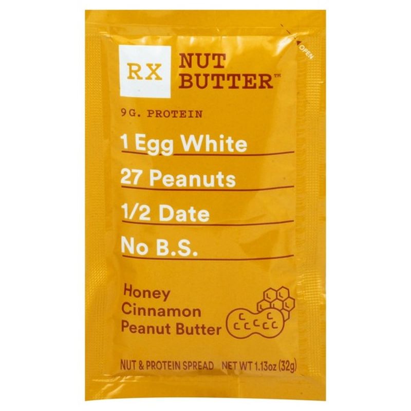 Rx Nut & Protein Spread, Honey Cinnamon Peanut Butter (1.13 oz) from