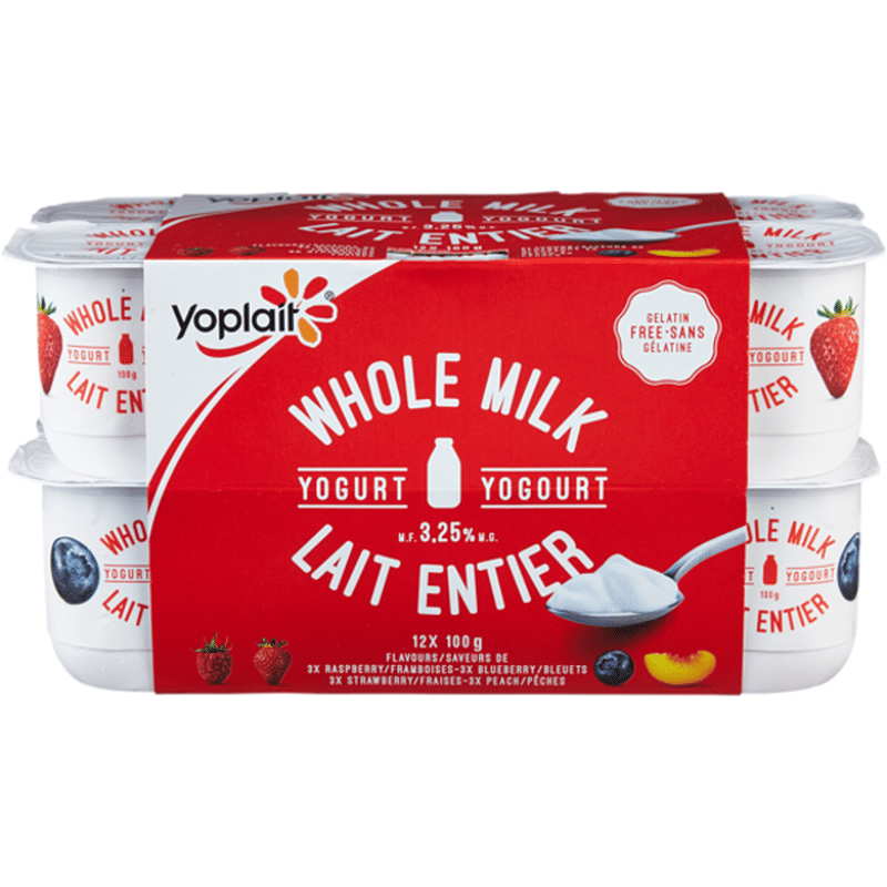 Peach Strawberry & Raspberry Yogurt Multipack
