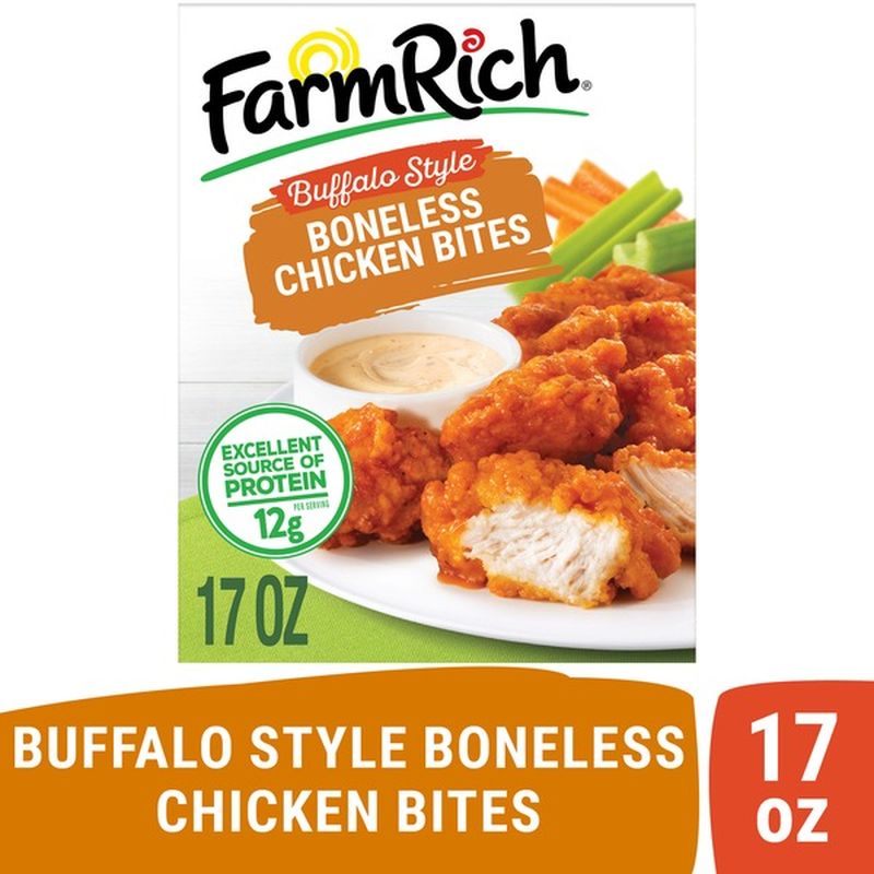 Farm Rich Buffalo Style Boneless Chicken Bites (17 oz) Instacart