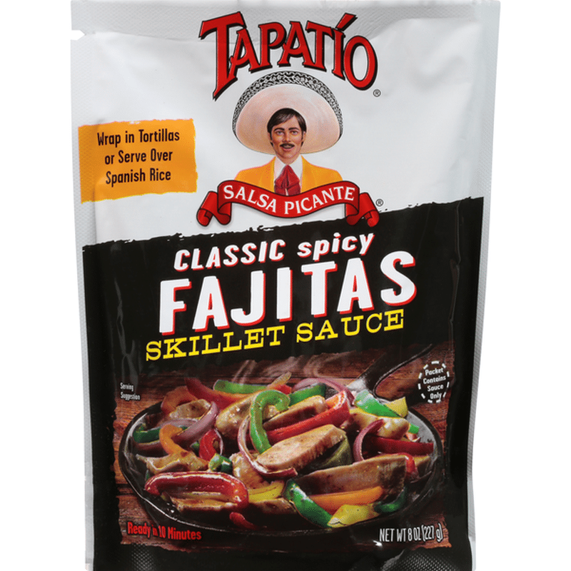 Tapatio Skillet Sauce, Fajitas, Classic Spicy (8 oz) Delivery or Pickup Near Me Instacart