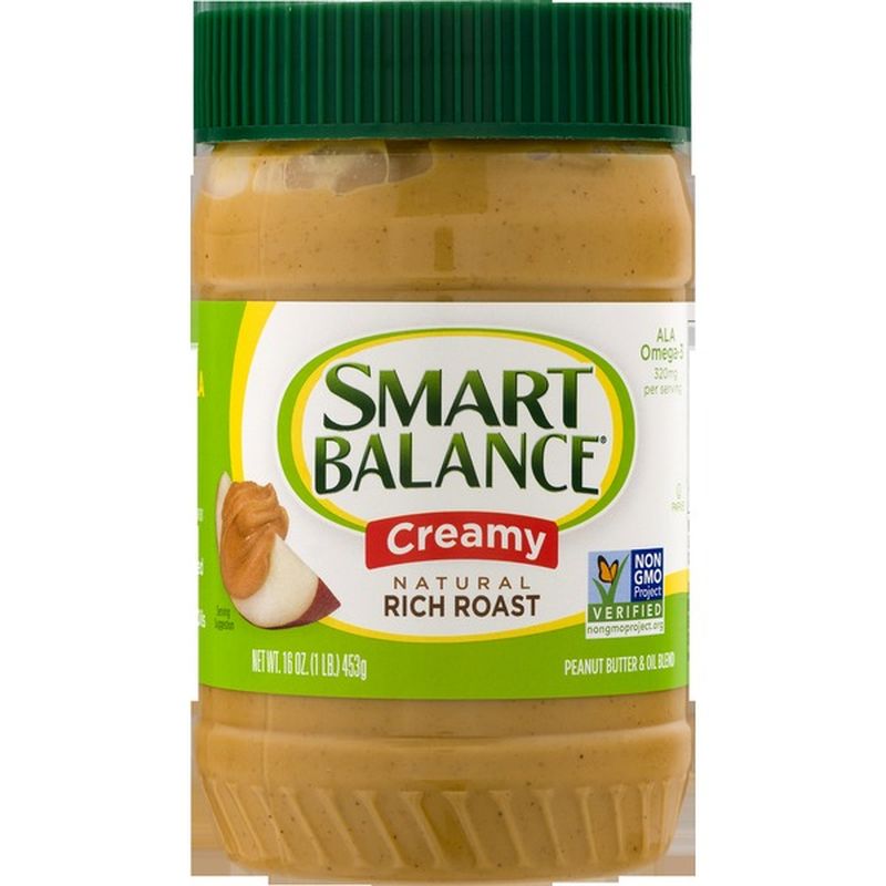 Smart Balance Peanut Butter, Natural, Creamy (16 Oz) From Safeway ...