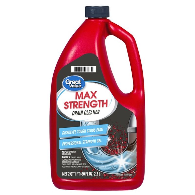 Great Value Drain Cleaner, Max Strength (2 qt) Instacart