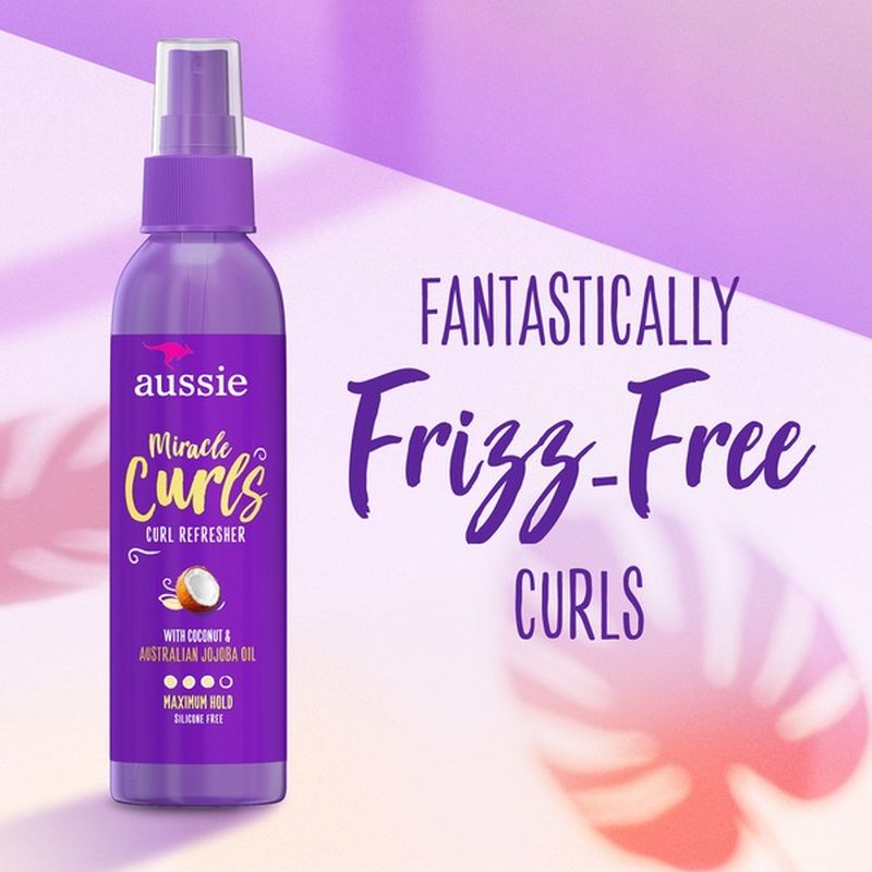 Aussie Miracle Curls Refresher Spray Gel with Coconut & Jojoba (5.7 fl