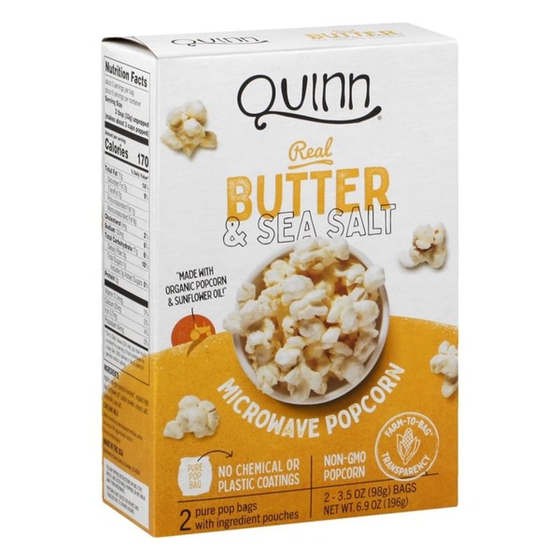 Quinn Popcorn Butter & Sea Salt (7 oz) Instacart