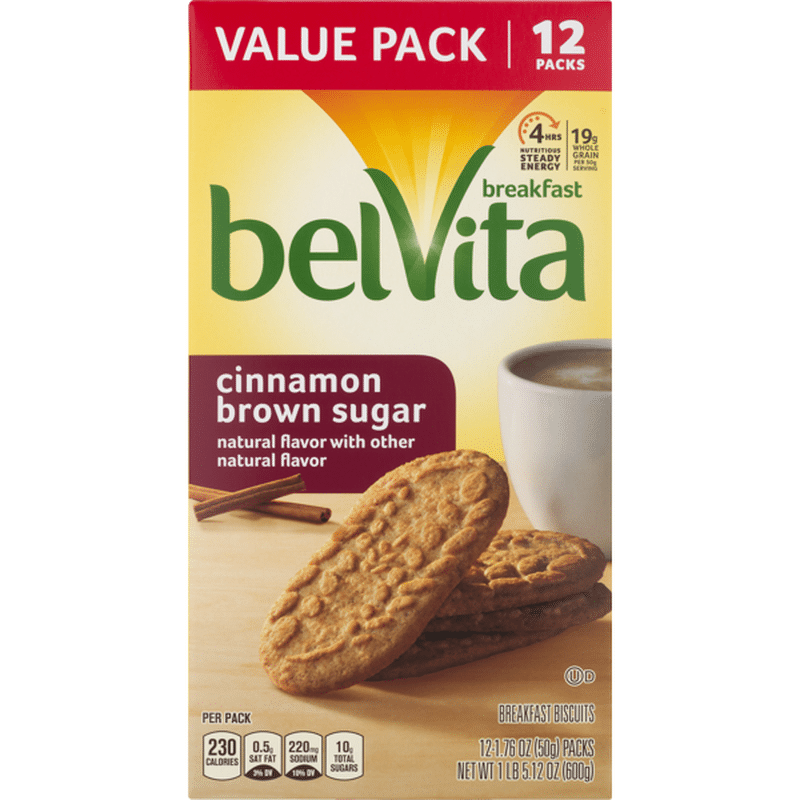 belVita Breakfast Biscuits Cinnamon Brown Sugar (1.76 oz) from Publix