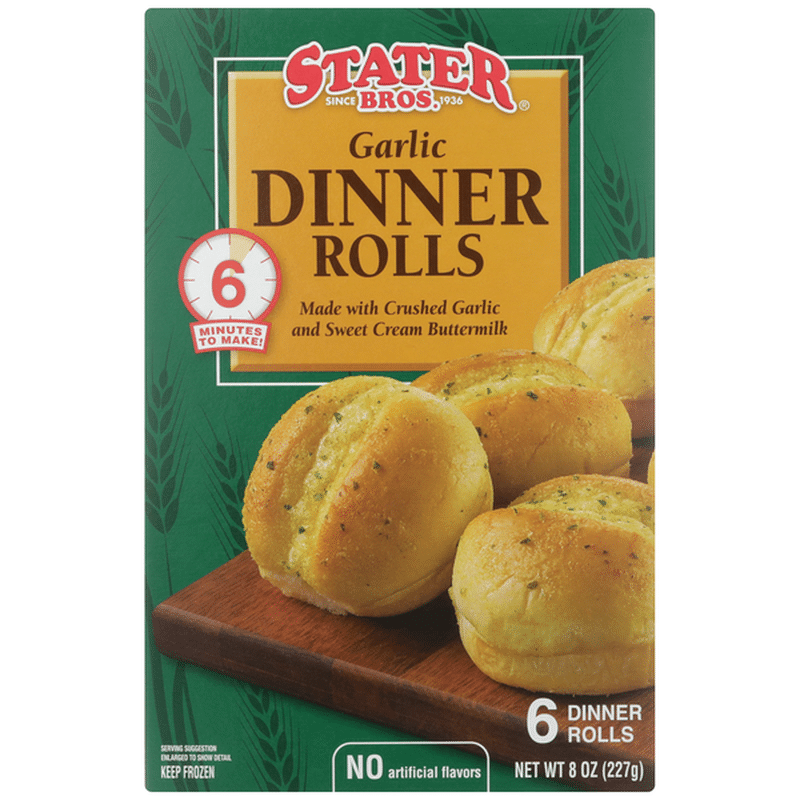 Stater Bros. Markets Garlic Dinner Rolls (6 ct) Instacart