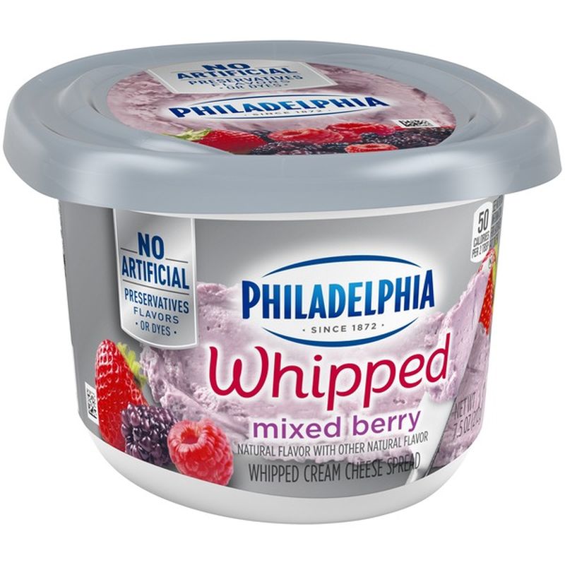 Philadelphia Whipped Mixed Berry Cream Cheese (8 oz) Instacart