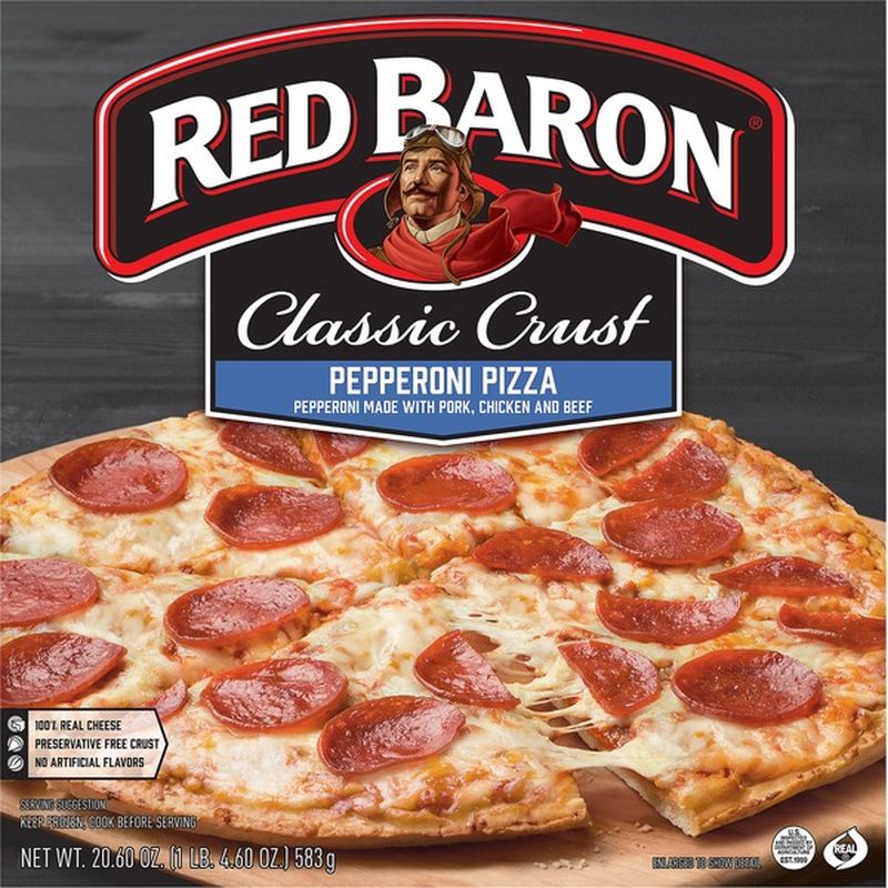 Red Baron Classic Crust Pepperoni Pizza (20.6 oz) - Instacart