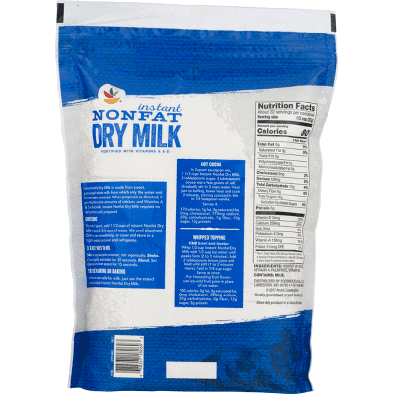 Ahold Instant Nonfat Dry Milk (25.6 oz) Instacart