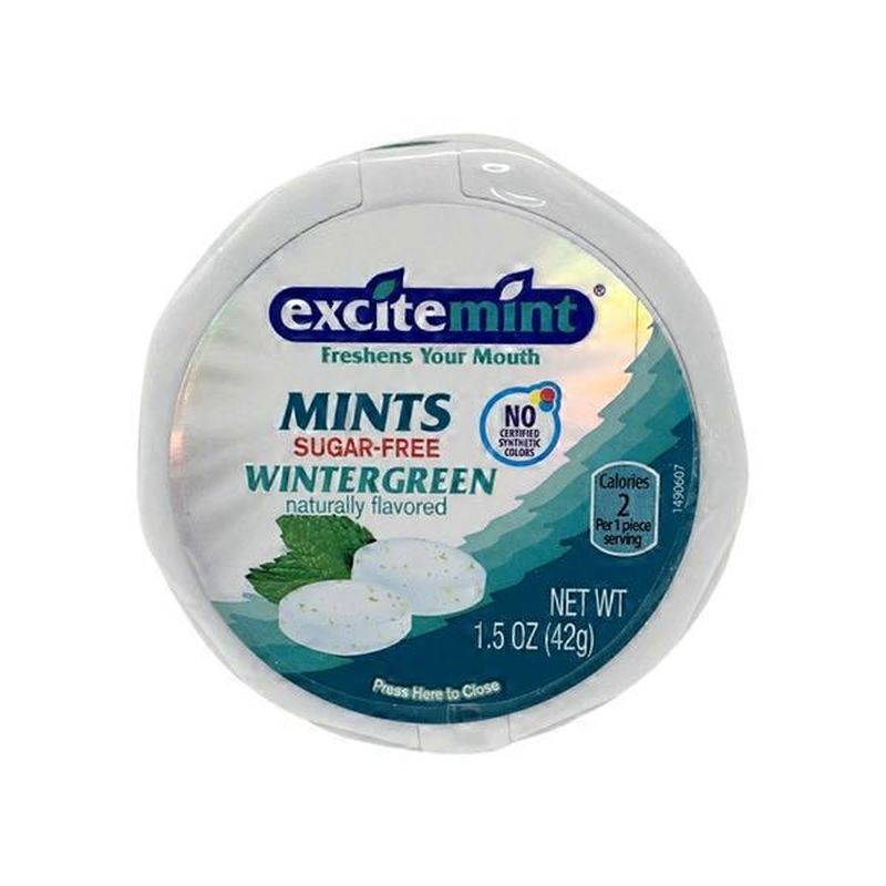 Excitemint Wintergreen Sugar Free Mints (1.5 oz) Instacart
