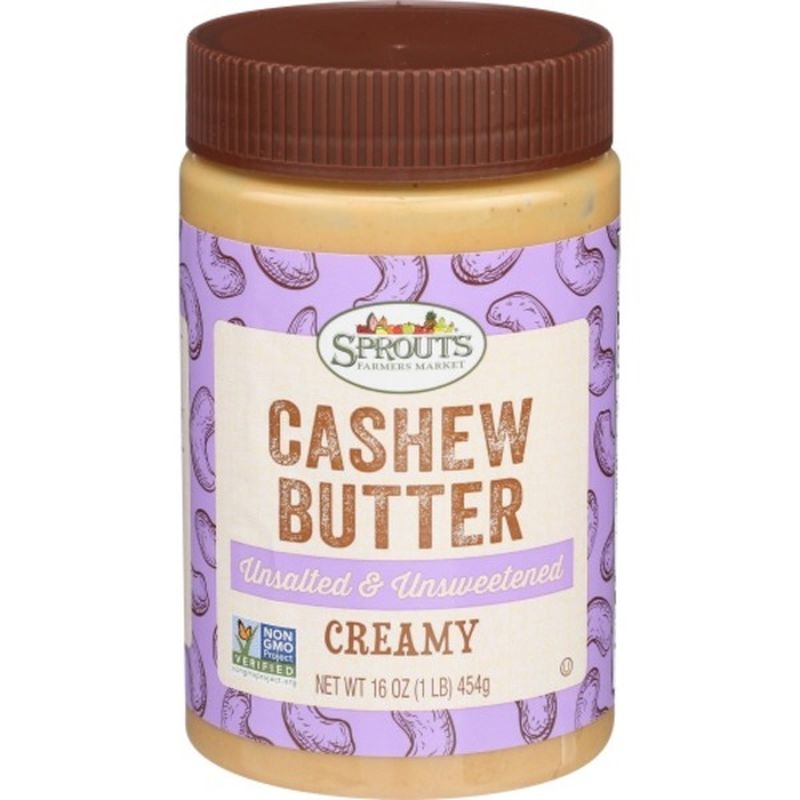 Sprouts Unsalted Unsweetened Creamy Cashew Butter (16 oz) Delivery or
