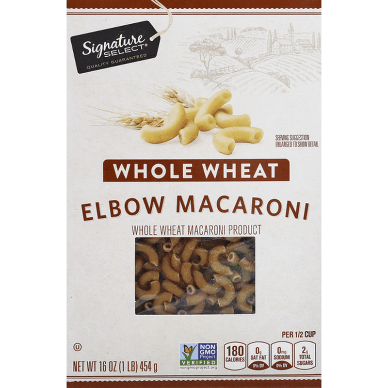 Signature Select Elbow Macaroni, Whole Wheat (16 oz) Instacart