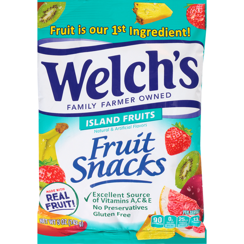 Welch's Fruit Snacks, Island Fruits (5 oz) Instacart