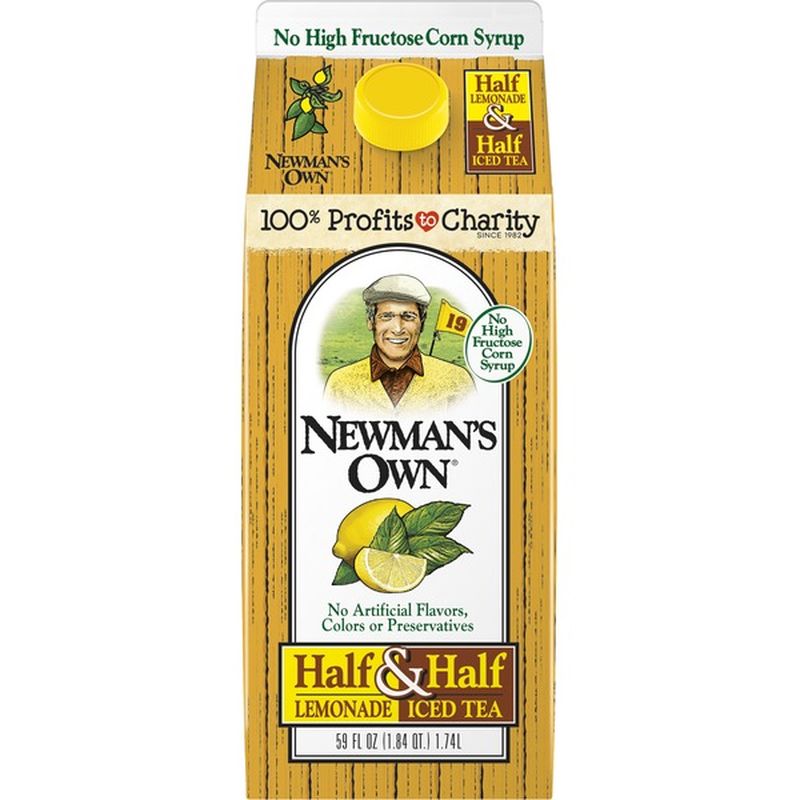 Newman's Own Lemonade & Iced Tea, Half & Half (59 oz) Instacart