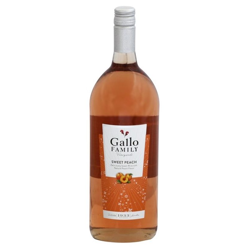 Gallo Family Vineyards Sweet Peach White Wine (1.5 L) Instacart