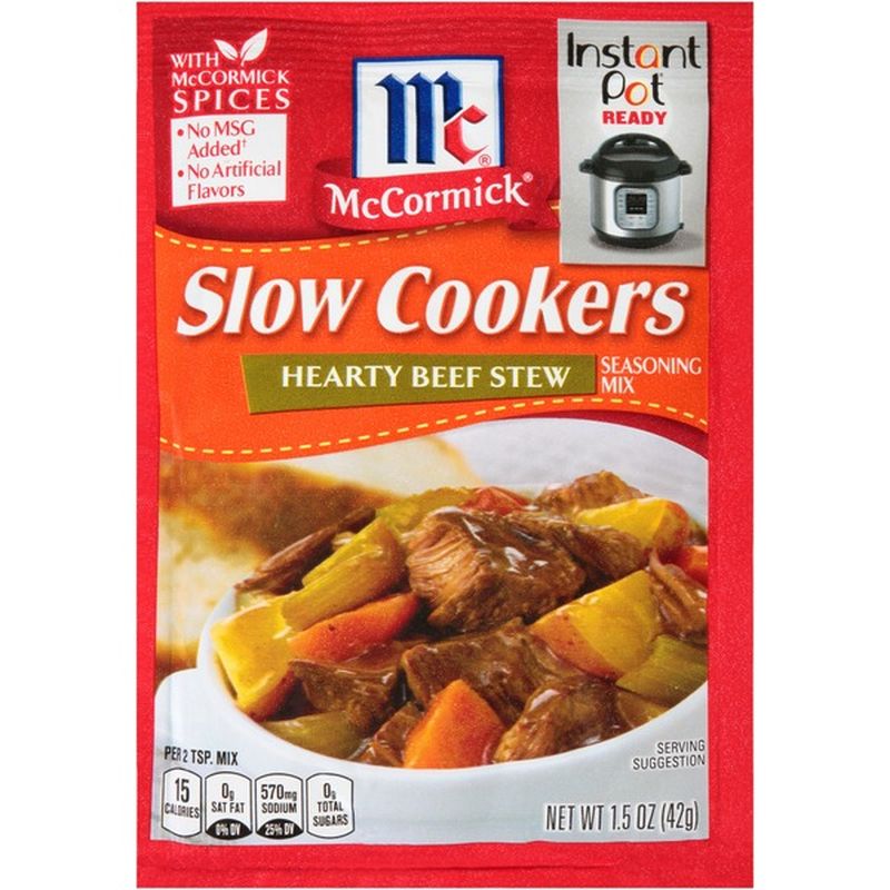 McCormick® Hearty Beef Stew Seasoning Mix (1.5 oz) from Stater Bros