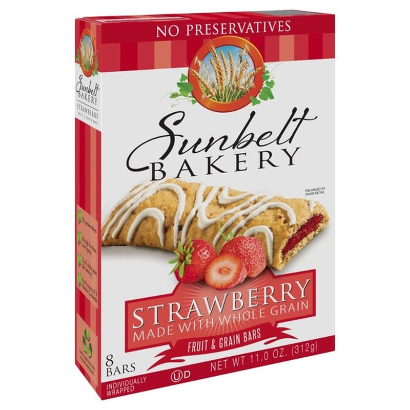 Sunbelt Bakery Strawberry Fruit & Grain Bars (8 ct) - Instacart