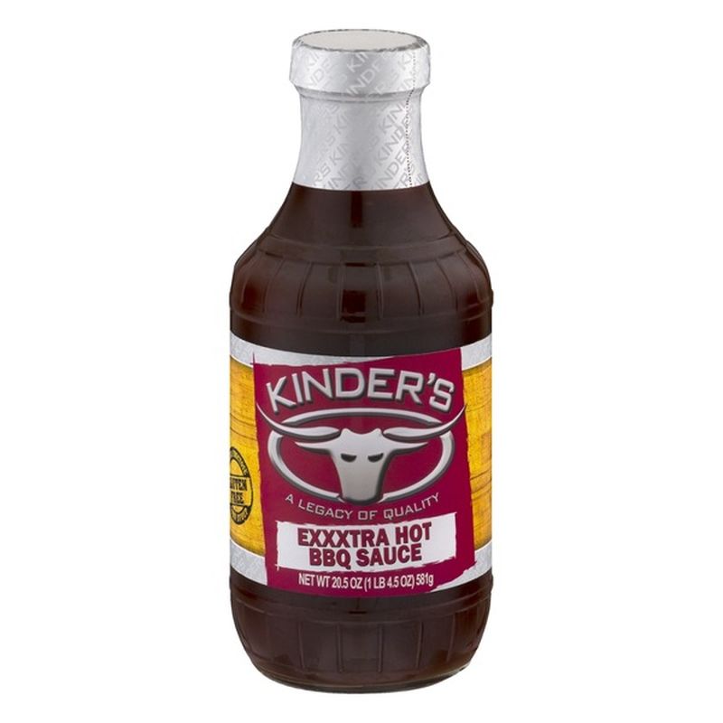 Kinder's BBQ Sauce, Extra Hot (20.5 oz) from Stater Bros. Instacart