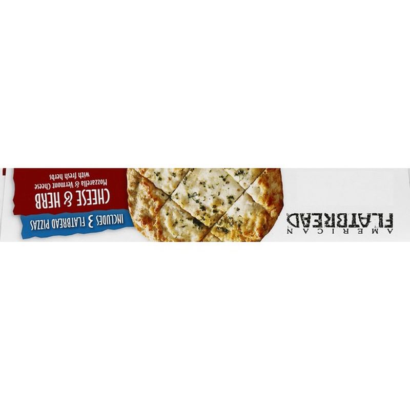 American Flatbread Flatbread Pizza, Cheese & Herb, Family Value Pack (3