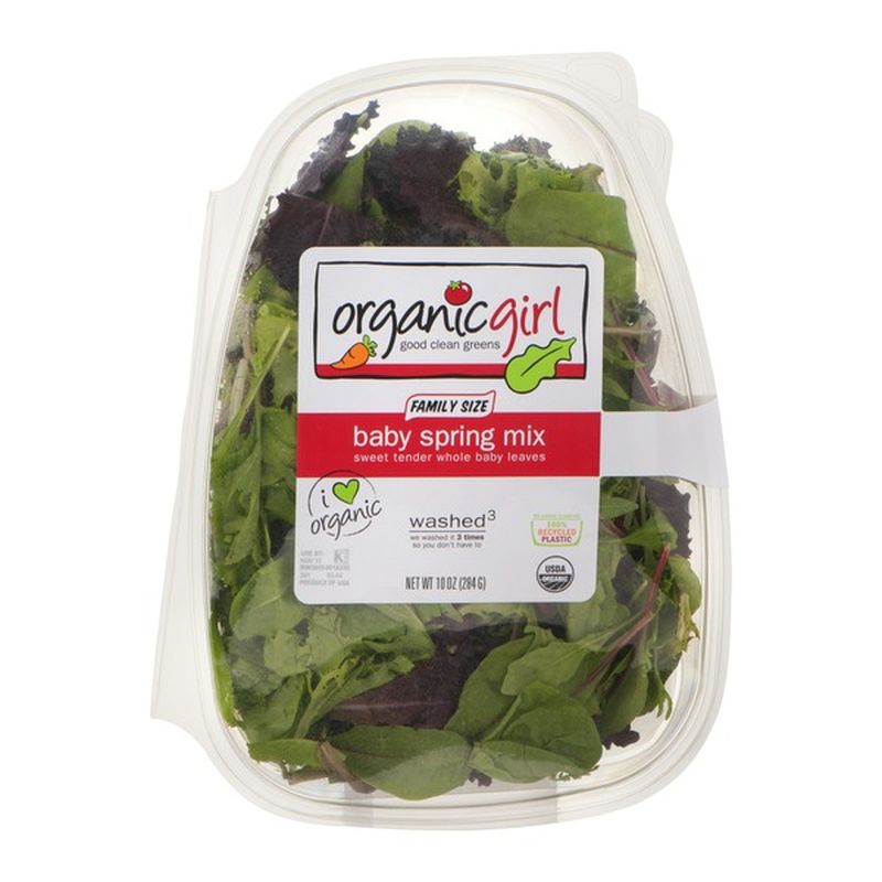 Organic Girl Baby Spring Mix (10 oz) from Falletti Foods - Instacart