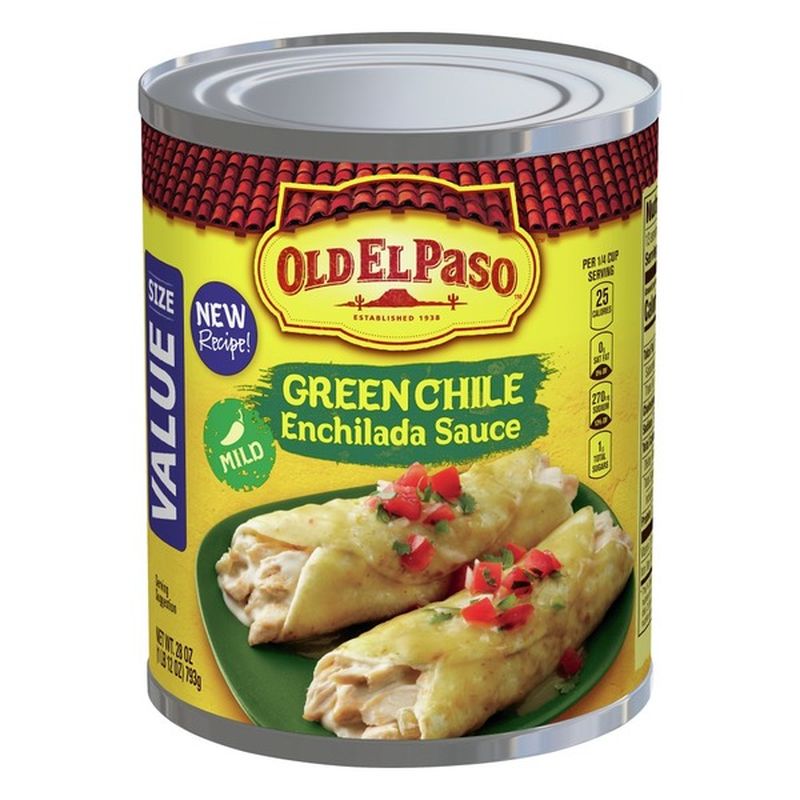 Old El Paso Enchilada Sauce, Green Chile, Mild, Value Size (28 oz) from