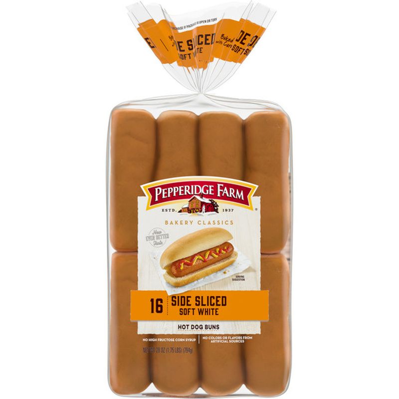 Pepperidge Farm® Bakery Classics Side Sliced Hot Dog Buns (28 oz
