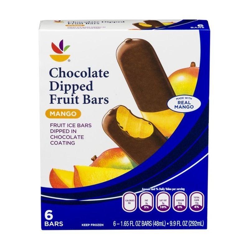 SB Chocolate Dipped Fruit Bars Mango 6 CT (1.65 fl oz) Delivery or