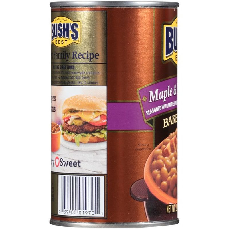 Bush's Best Maple & Cured Bacon Baked Beans (28 oz) Instacart