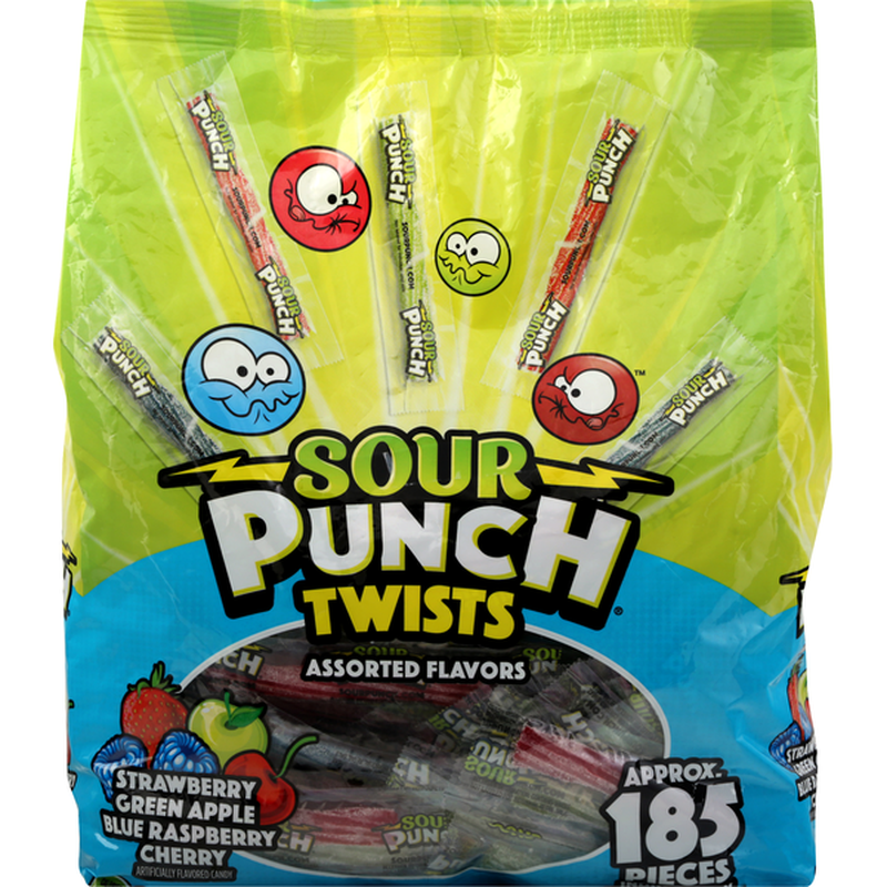 Sour Punch Twists Candy, Assorted Flavors (37 Oz) - Instacart