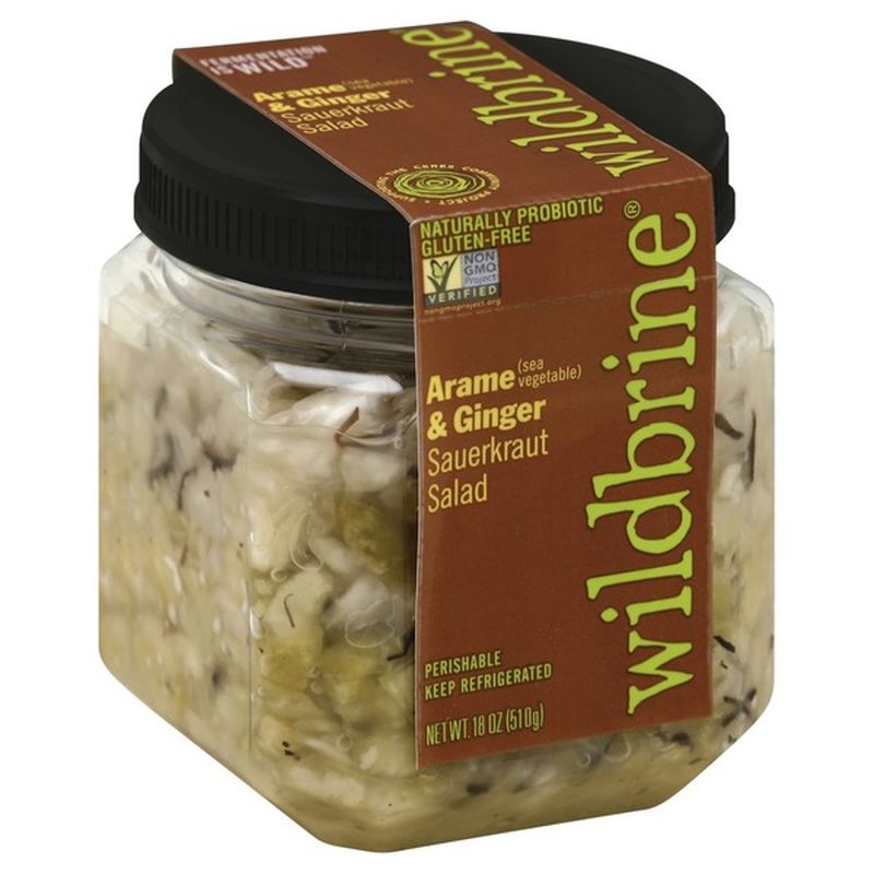 Wildbrine Sauerkraut Salad, Arame (Sea Vegetable) & Ginger (18 oz