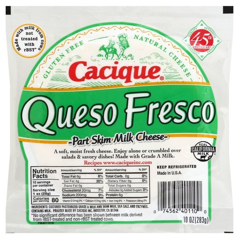 Cacique Cheese, Part Skim Milk (10 Oz) - Instacart