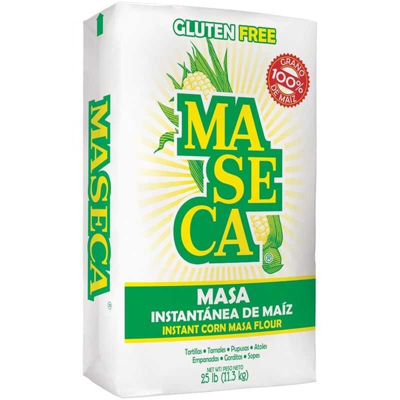 Maseca Flour, Corn Masa, Instant (25 lb) Instacart