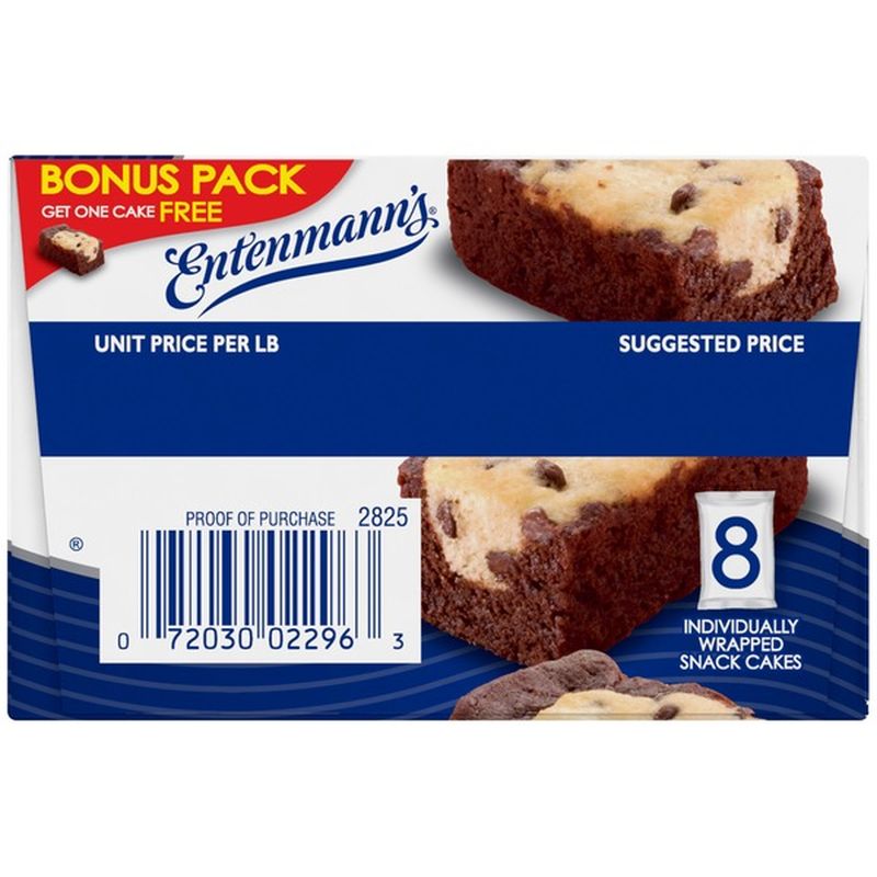 Entenmann's Minis Brownie Chocolate Chip Cakes (14 Oz) From Walmart ...