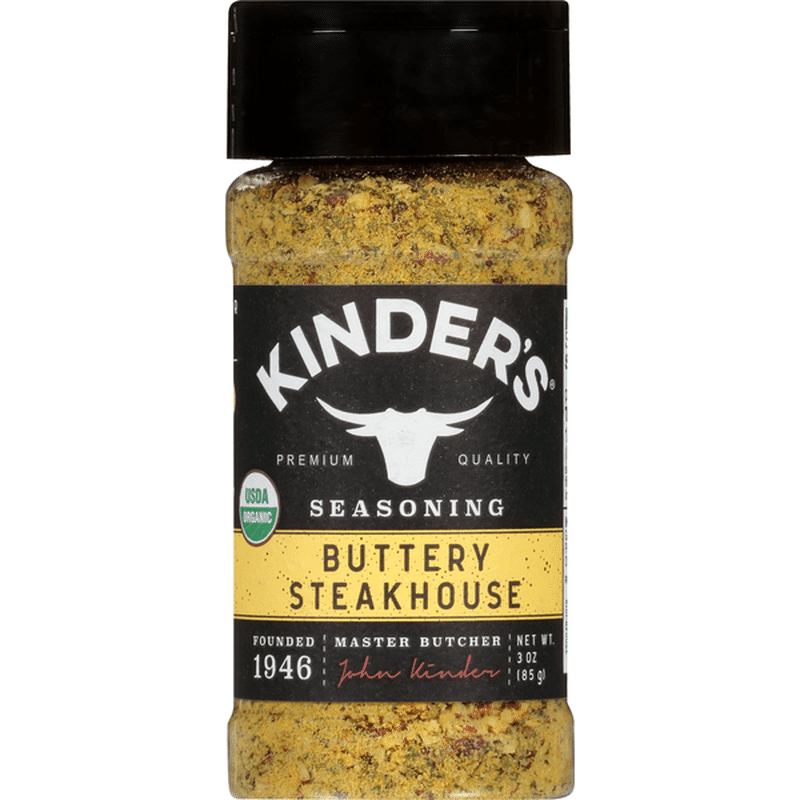 Kinder's Seasoning, Buttery Steakhouse (3 oz) Instacart